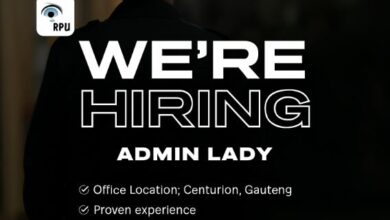 Admin Position Open - RPU Group (Centurion)